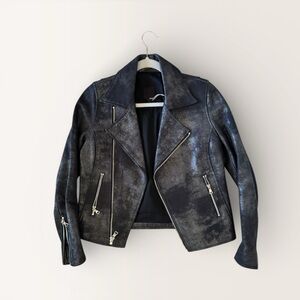 RtA Black Leather Jacket